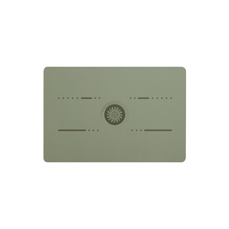 PU Natural Rubber Yoga Mat Flat Support Auxiliary Mat