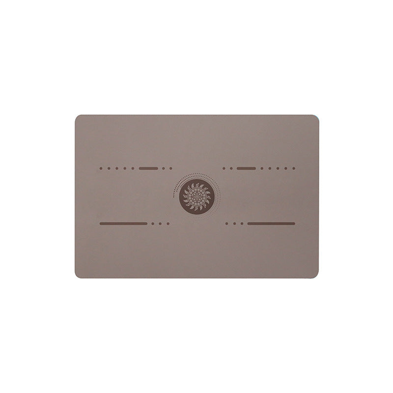 PU Natural Rubber Yoga Mat Flat Support Auxiliary Mat